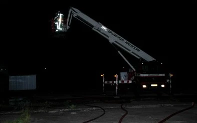 Meubelbedrijf Mart Kleppe, brand in 2006 naast Taxi Schimmel